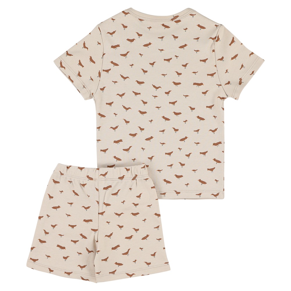 2-delige pyjama kort - Babbling Birds